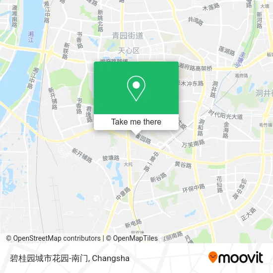 碧桂园城市花园-南门 map