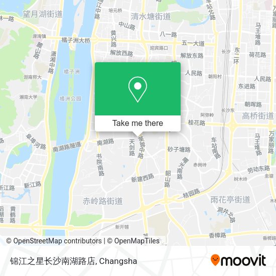锦江之星长沙南湖路店 map