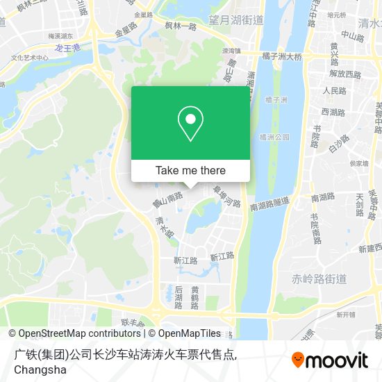 广铁(集团)公司长沙车站涛涛火车票代售点 map