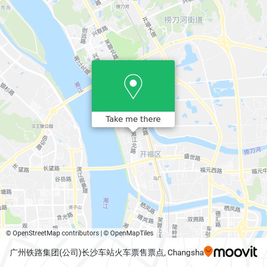 广州铁路集团(公司)长沙车站火车票售票点 map