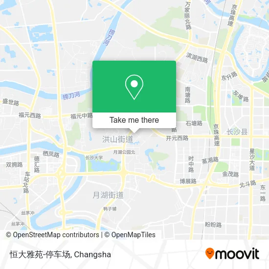 恒大雅苑-停车场 map