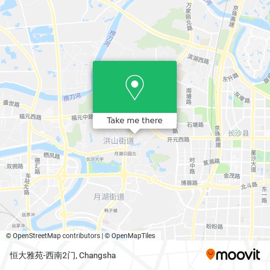 恒大雅苑-西南2门 map