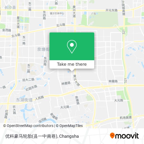 优科豪马轮胎(县一中南巷) map