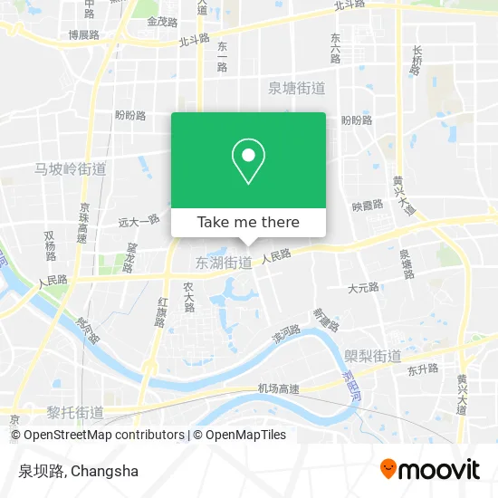 泉坝路 map
