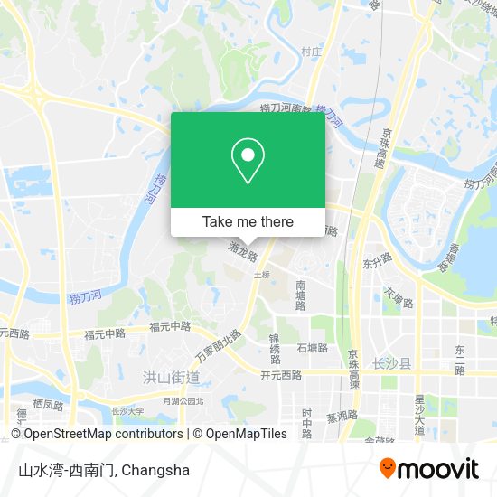 山水湾-西南门 map
