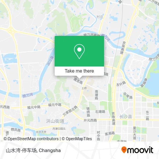 山水湾-停车场 map