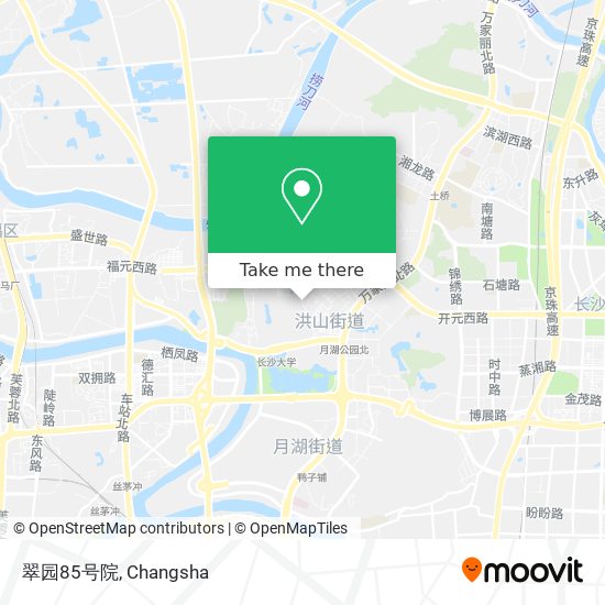 翠园85号院 map