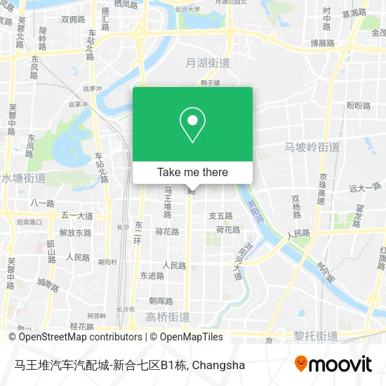马王堆汽车汽配城-新合七区B1栋 map
