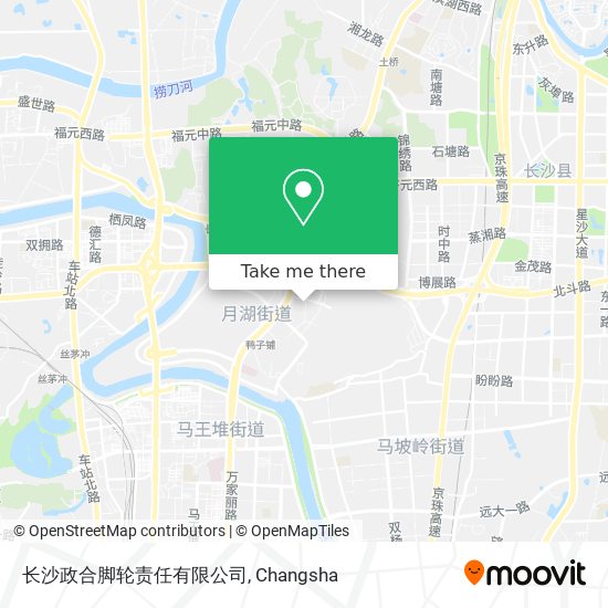 长沙政合脚轮责任有限公司 map