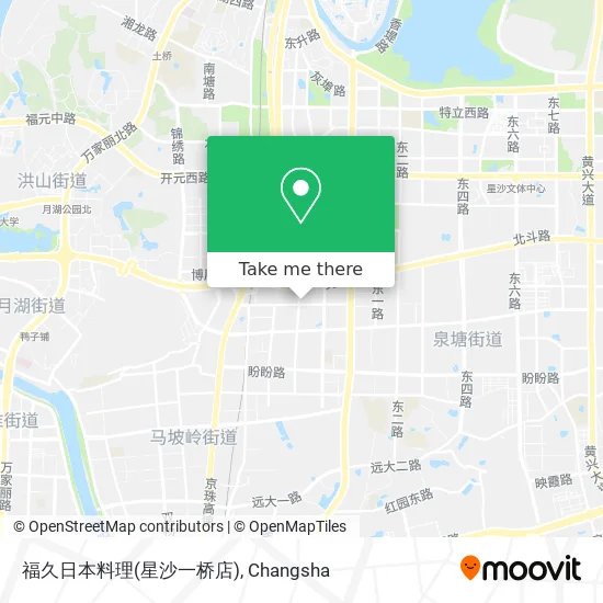 福久日本料理(星沙一桥店) map