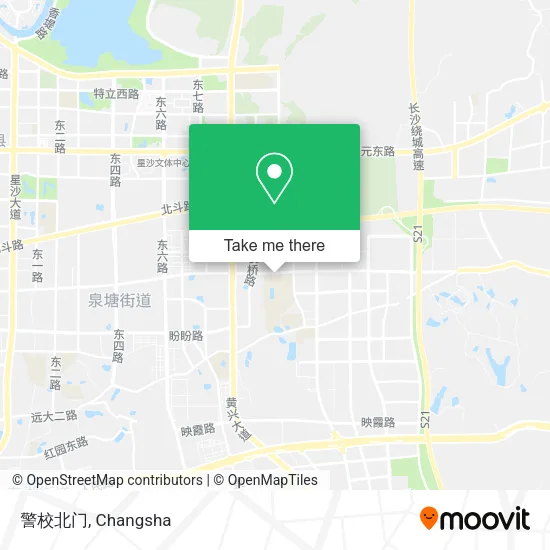 警校北门 map