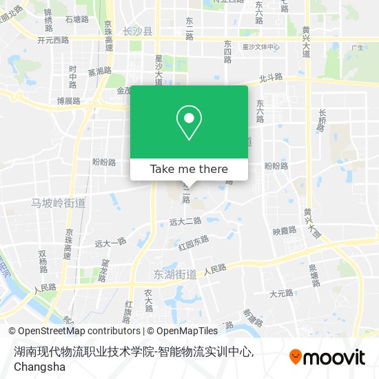 湖南现代物流职业技术学院-智能物流实训中心 map