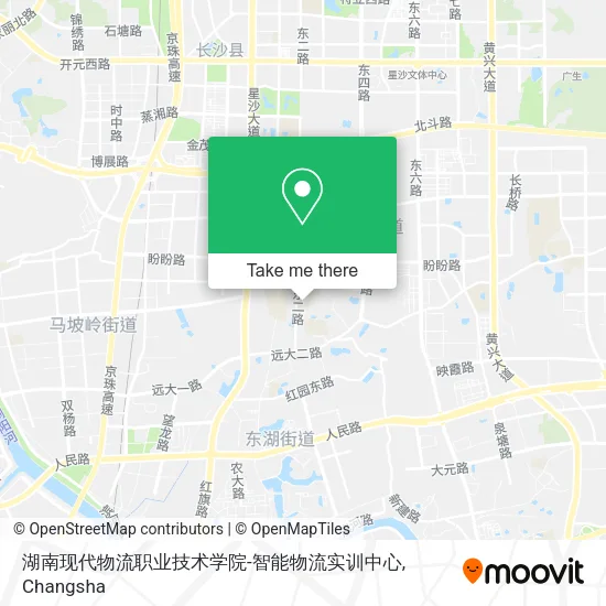 湖南现代物流职业技术学院-智能物流实训中心 map
