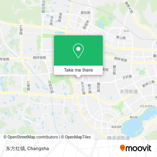东方红镇 map