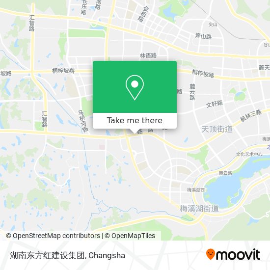 湖南东方红建设集团 map