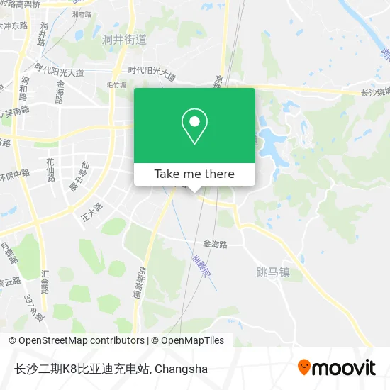 长沙二期K8比亚迪充电站 map