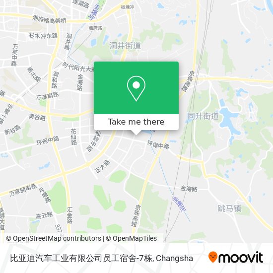 比亚迪汽车工业有限公司员工宿舍-7栋 map