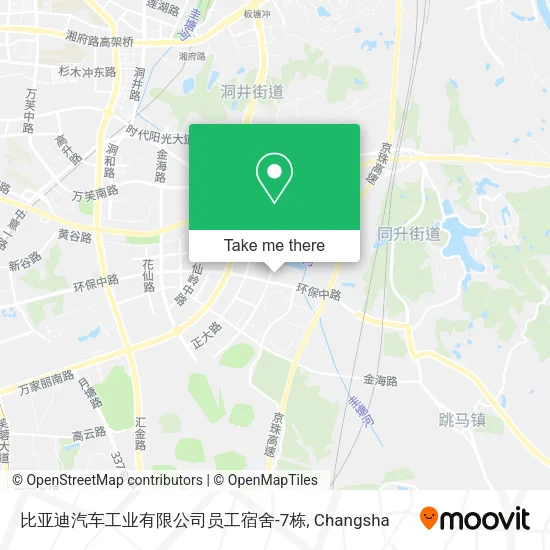 比亚迪汽车工业有限公司员工宿舍-7栋 map