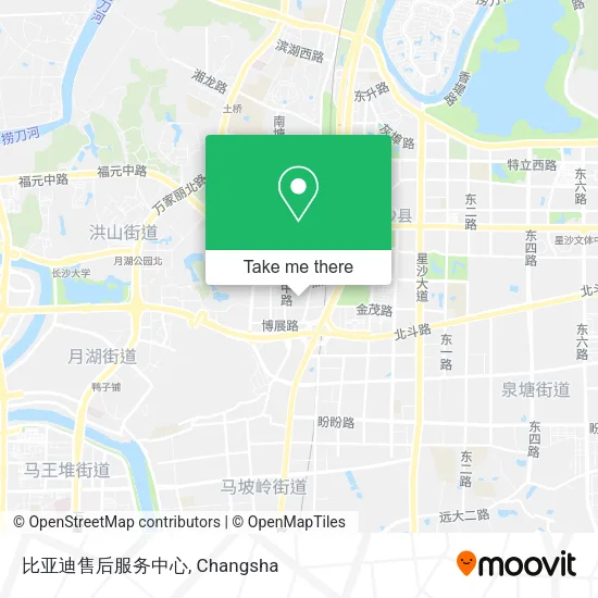 比亚迪售后服务中心 map