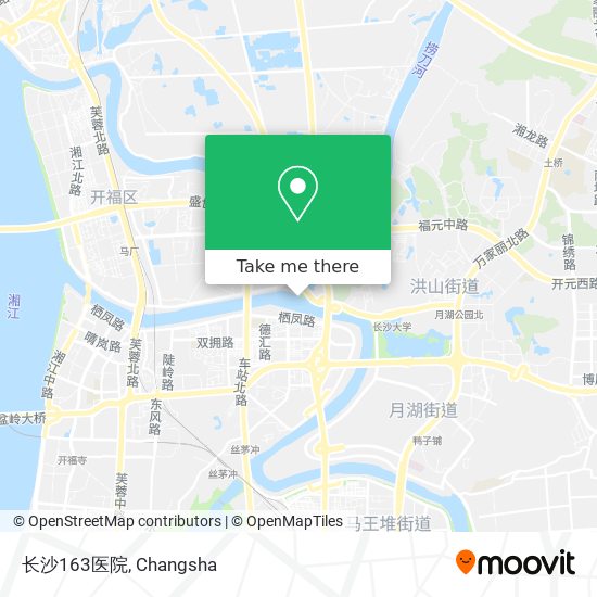 长沙163医院 map