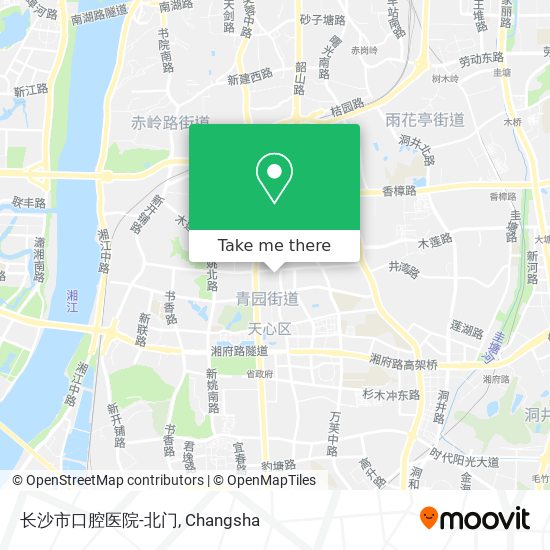 长沙市口腔医院-北门 map