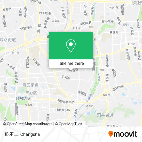 吃不二 map