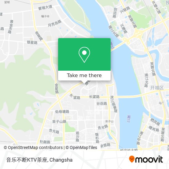 音乐不断KTV茶座 map