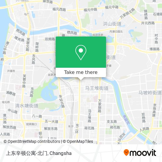 上东辛顿公寓-北门 map