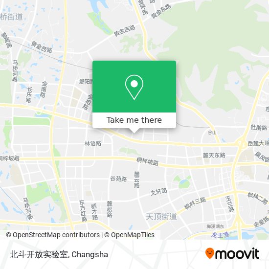 北斗开放实验室 map
