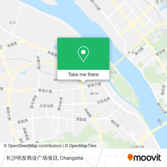 长沙明发商业广场项目 map