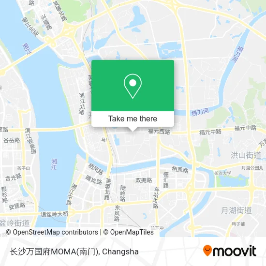 长沙万国府MOMA(南门) map