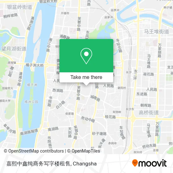 嘉熙中鑫纯商务写字楼租售 map