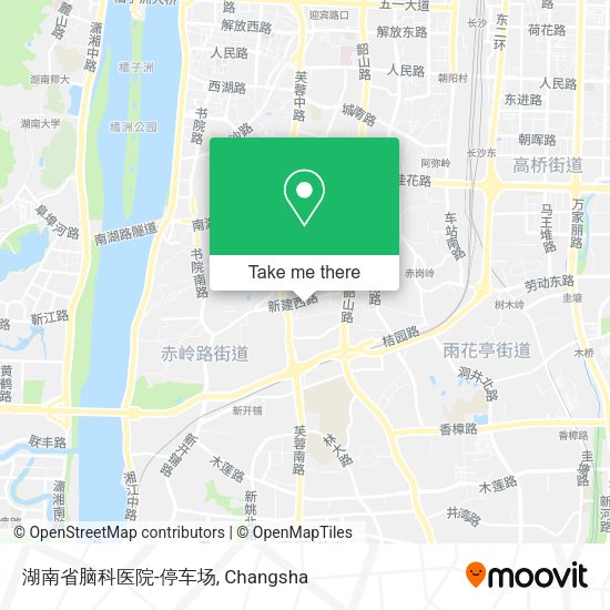湖南省脑科医院-停车场 map