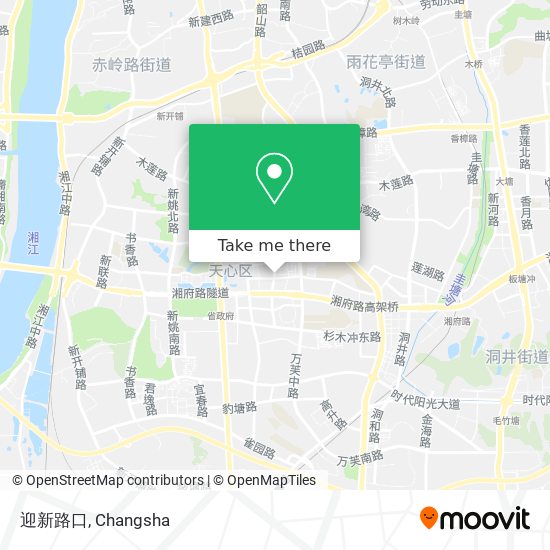 迎新路口 map