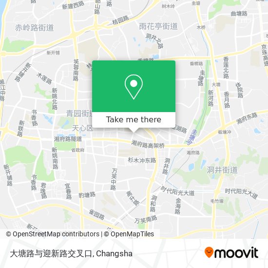 大塘路与迎新路交叉口 map