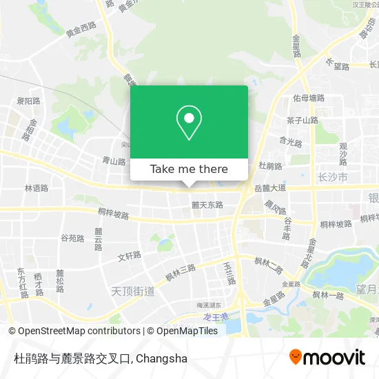 杜鹃路与麓景路交叉口 map