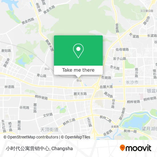 小时代公寓营销中心 map