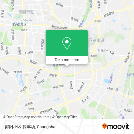 鄱阳小区-停车场 map