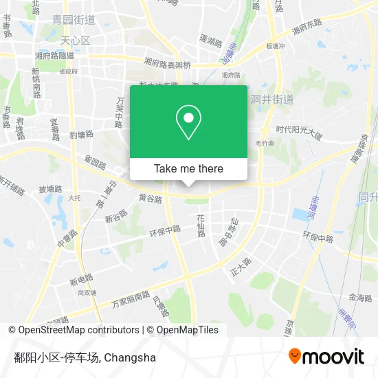 鄱阳小区-停车场 map