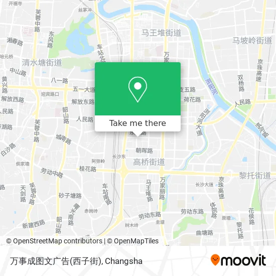 万事成图文广告(西子街) map