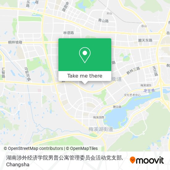 湖南涉外经济学院男普公寓管理委员会活动党支部 map