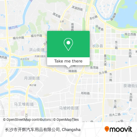 长沙市开辉汽车用品有限公司 map
