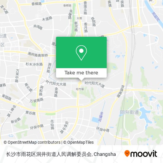 长沙市雨花区洞井街道人民调解委员会 map