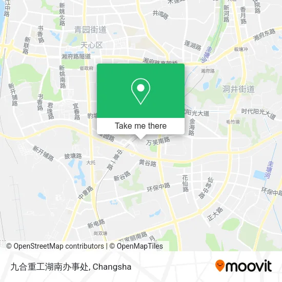 九合重工湖南办事处 map