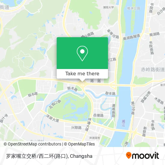 罗家嘴立交桥/西二环(路口) map