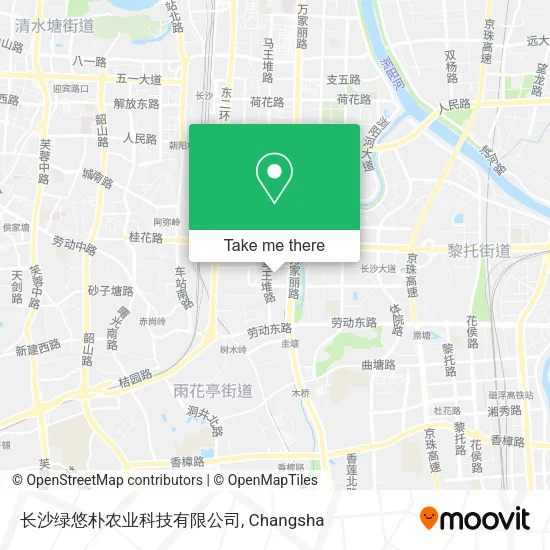 长沙绿悠朴农业科技有限公司 map