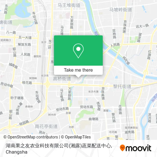 湖南果之友农业科技有限公司(湘露)蔬菜配送中心 map