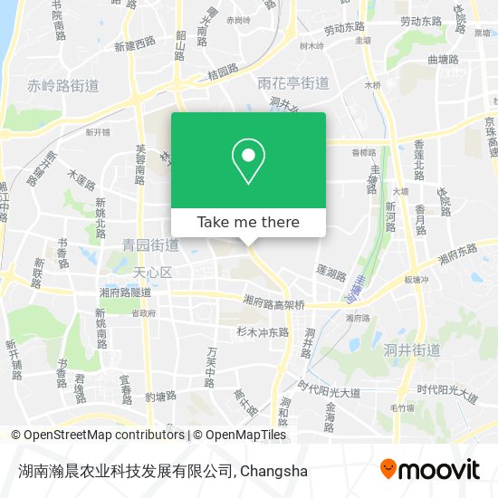 湖南瀚晨农业科技发展有限公司 map