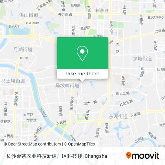 长沙金茶农业科技新建厂区科技楼 map