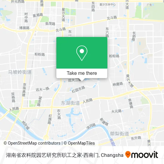 湖南省农科院园艺研究所职工之家-西南门 map